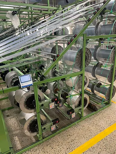 Integrated Active Warp Tension Control Warping Creel